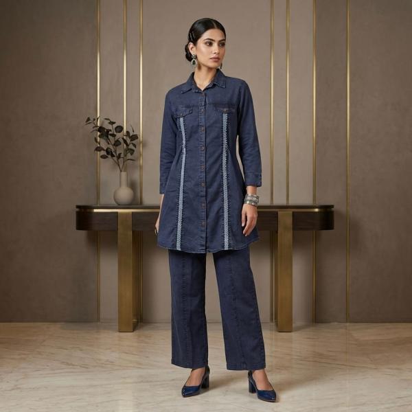 A-Line Denim Set