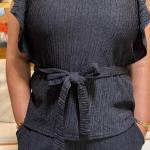 Ruffle Sleeves Co-Ord