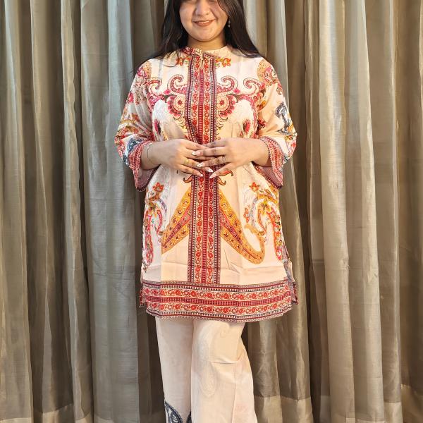 Cultural Motif Kurti Set