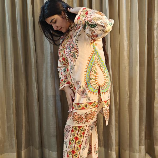 Cultural Motif Kurti Set