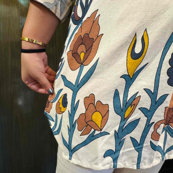 Handpainted Kurti Co-Ord Set