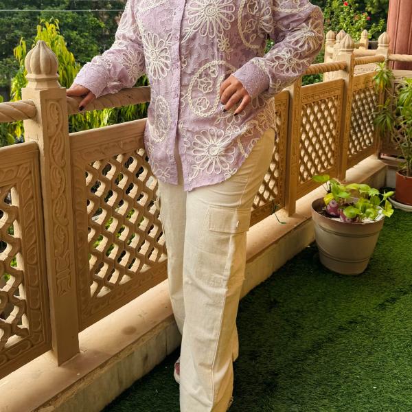 Lavender lace Co-Ord set